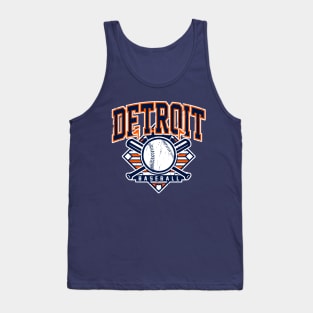 Vintage Detroit Baseball Tank Top